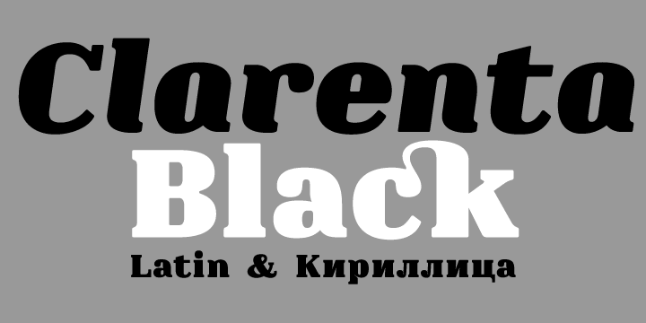 Displaying the beauty and characteristics of the Clarenta 4F font family.