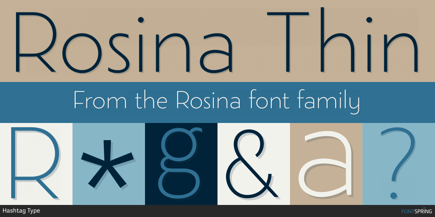 Similar Fonts To Rosina