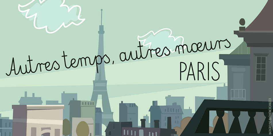 Elementarz font family example.