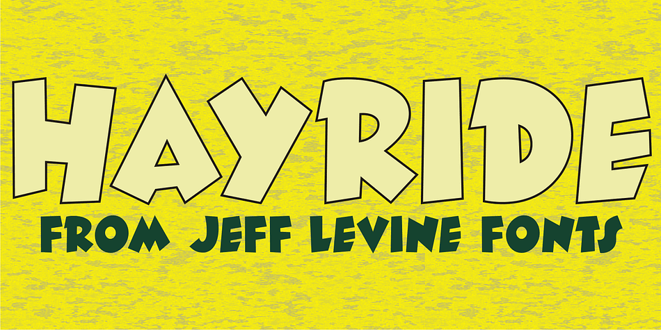 Based in part on the hand-lettered title for a piece of vintage sheet music, Hayride JNL gets both its inspiration and name from Michael Todd’s 1948 production “Mexican Hayride”.