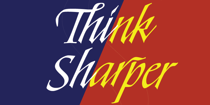 Philip Bouwsma makes use of his extensive calligraphy and type design experience by reaching into his vault and completing one of his unfinished projects from the mid-1990s.