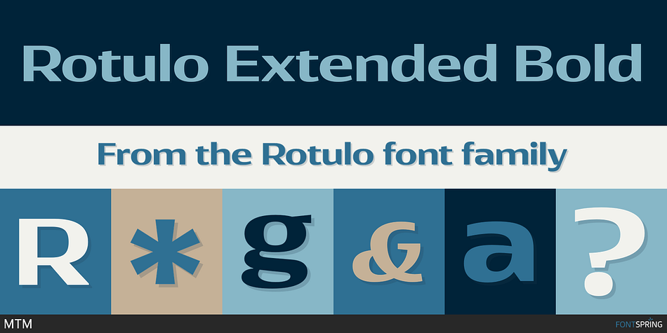 Rotulo Extended Bold Font