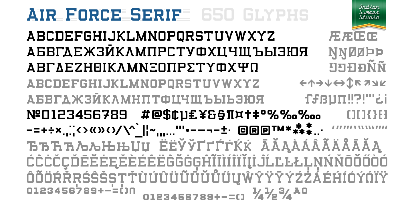 Air Force Font