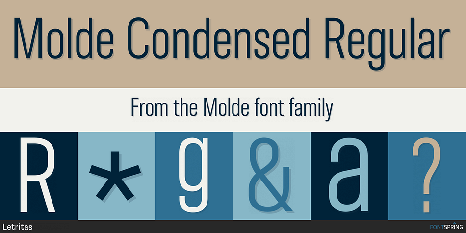 Molde Condensed Regular Font