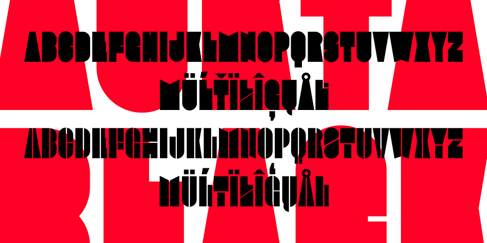 Aorta font family example.