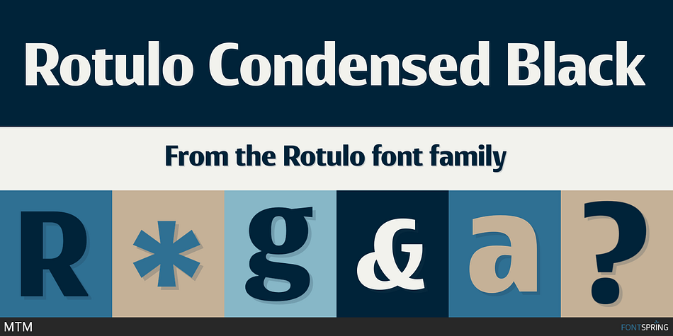 Rotulo Condensed Black Font