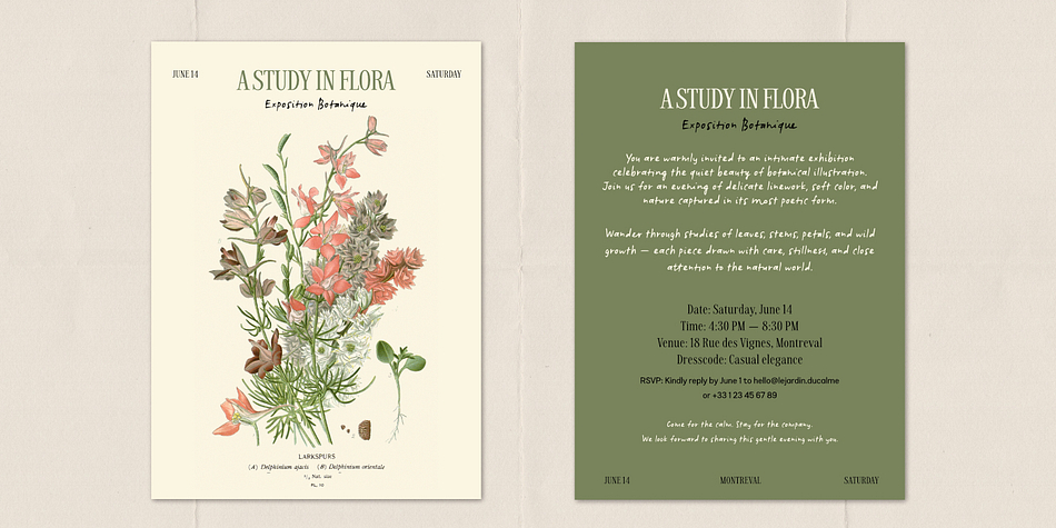Botanicale Font
