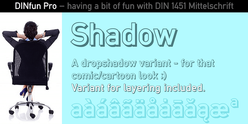 The Plain font  is included if you buy the family pack, and can be used for layer effects.