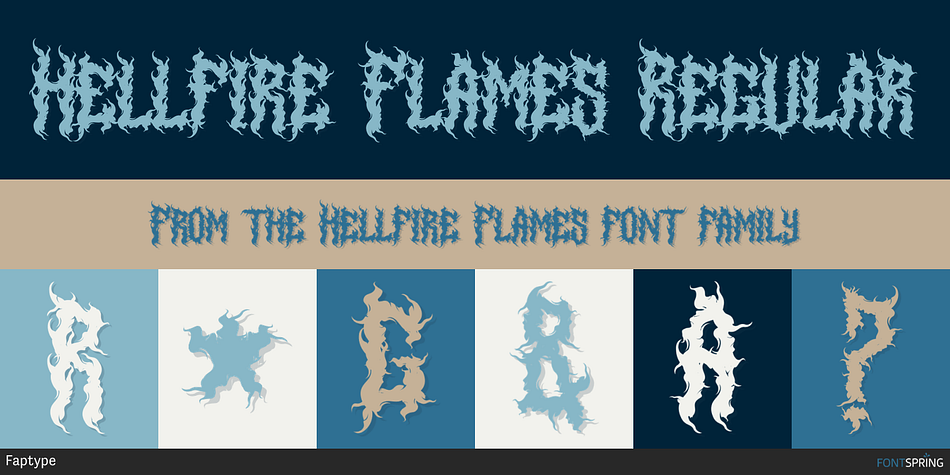 Hellfire Flames Regular Font