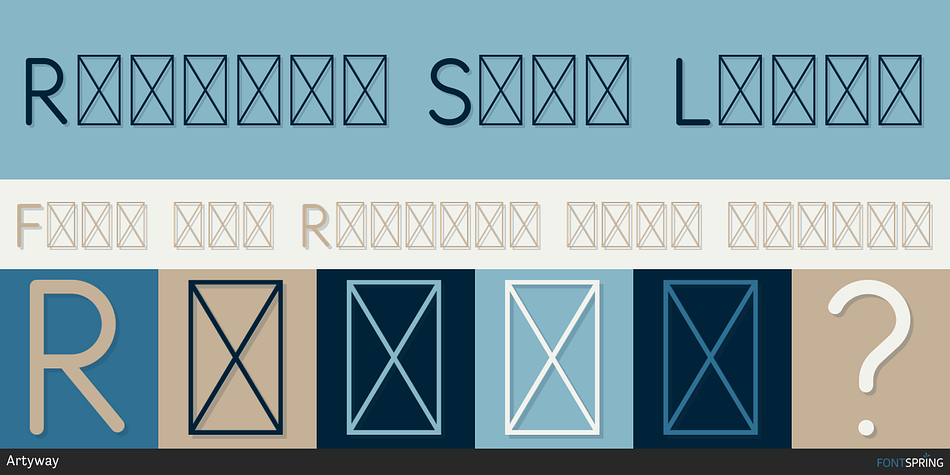 Rounded Semi Light Font