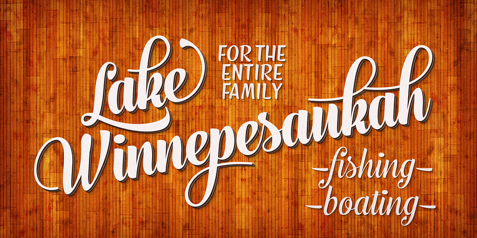 Journey font family example.