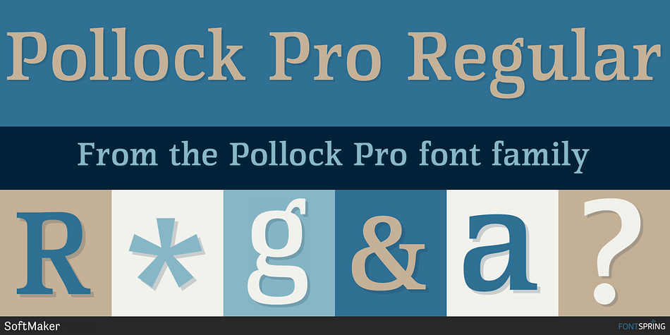 Pollock Pro Regular Font