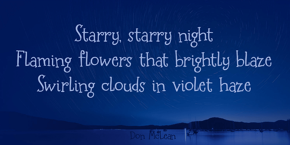 Too bad that you don’t get to see a truly starry night these days - mostly because of light pollution.
