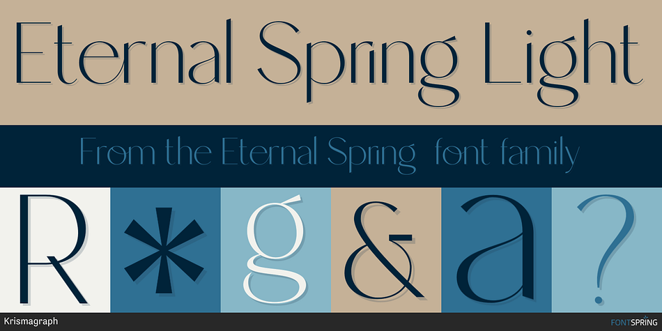 Eternal Spring Light Font