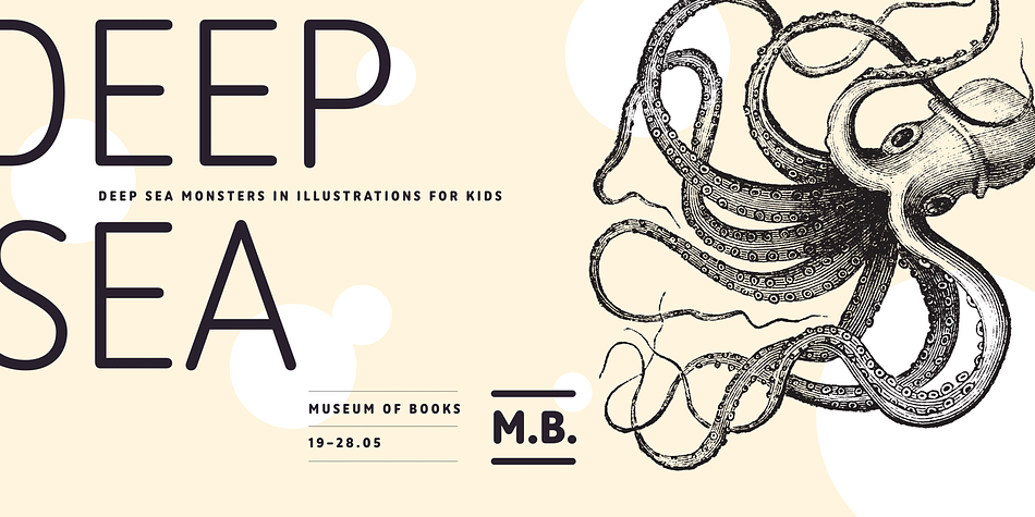 Yuzu font family example.