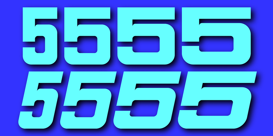 Displaying the beauty and characteristics of the Sport Numbers font family.