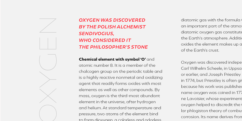 Emphasizing the favorited Geometrica font family.