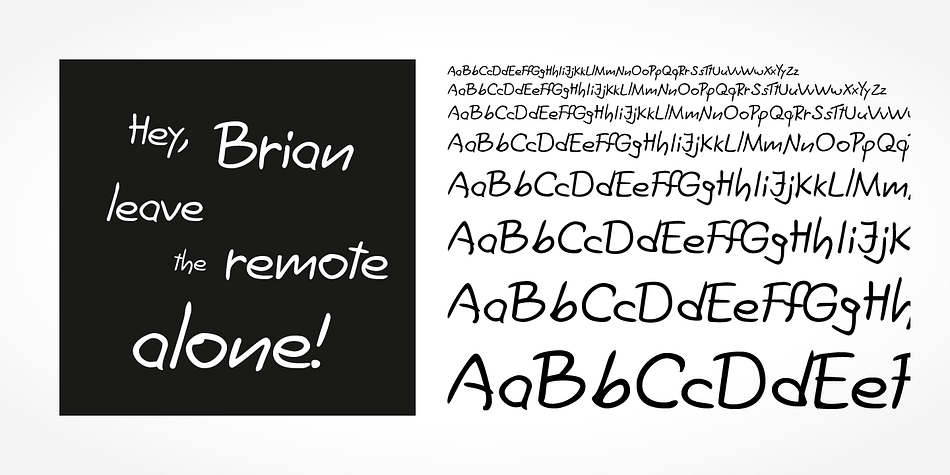 Brian Handwriting is a beautiful typeface that mimics true handwriting closely.