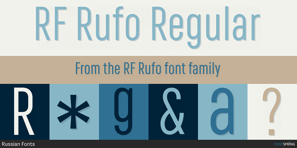 RF Rufo Regular Font