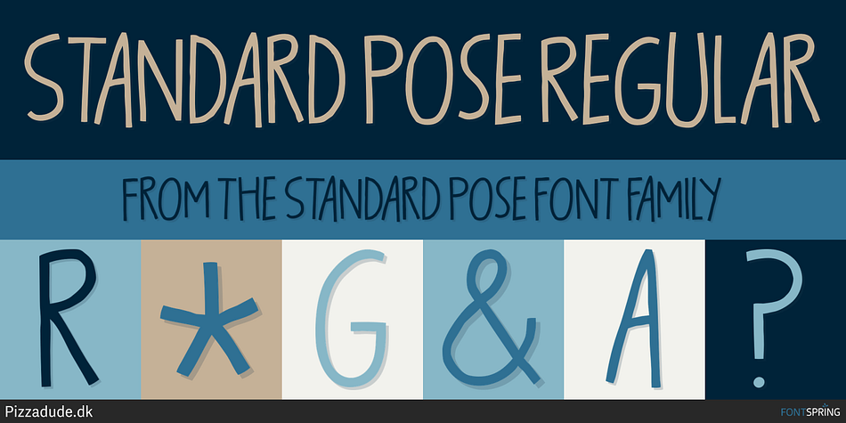 Standard Pose Regular Font
