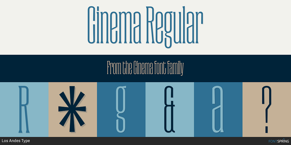 Cinema Regular Font