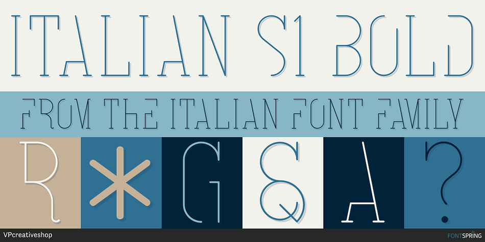 Italian S1 Bold Font