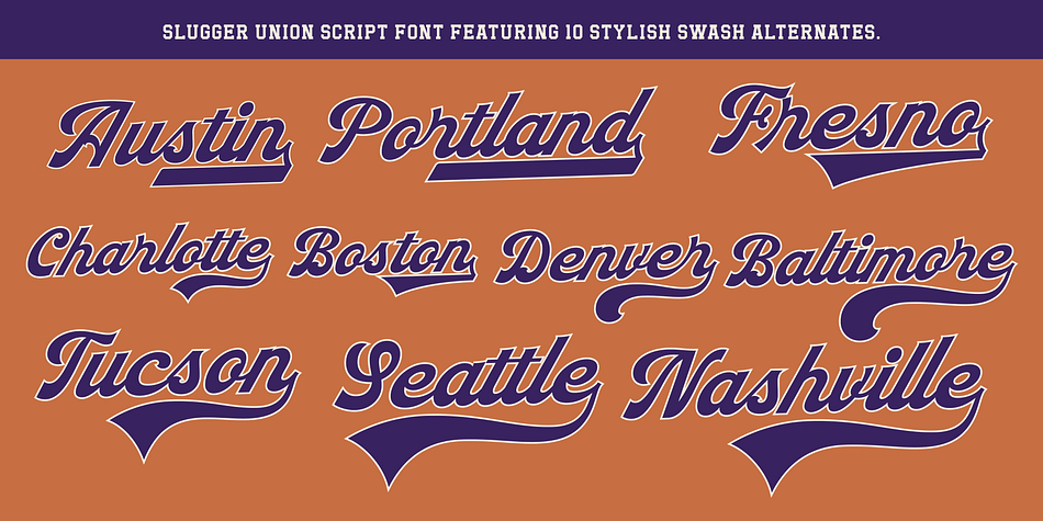 Slugger Union Font