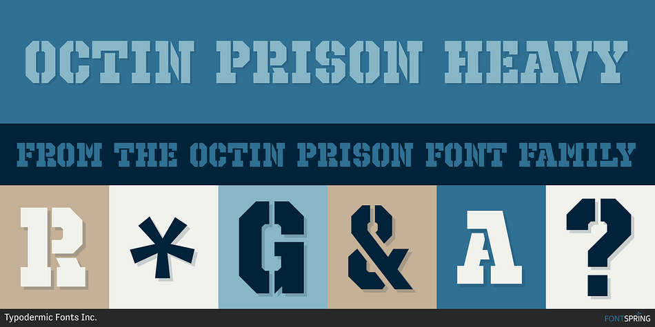 Octin Prison Heavy Font