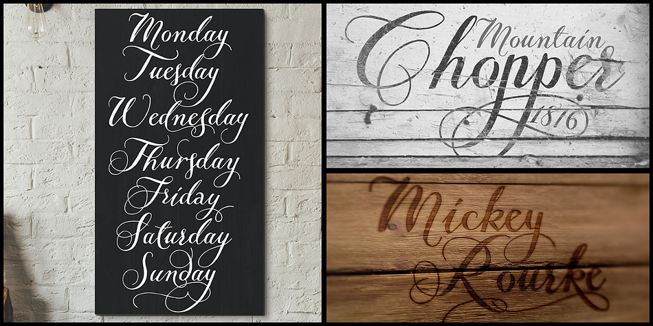 Giulietta Pro is the most complete style, it contains over 830 glyphs, 7 stylistic sets, contextual alternates and ligatures.