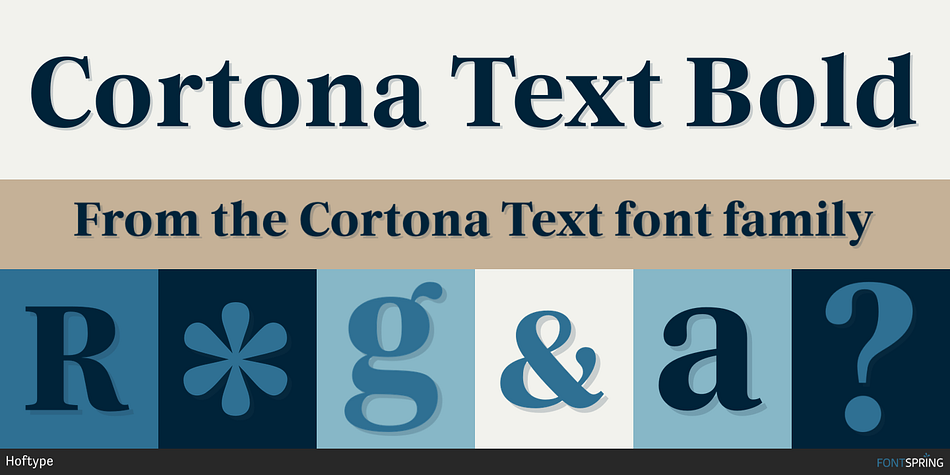 Cortona Text Bold Font