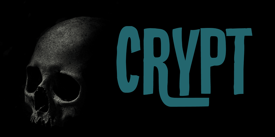 Crypt is a seemingly lovely font that will look good in just about any design.