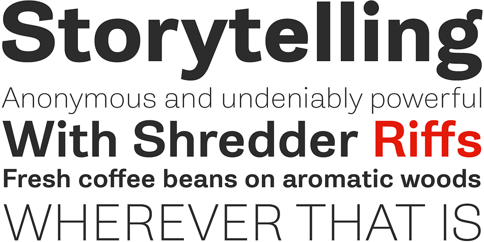 It combines clean, clear letterforms with delightful curvy details.