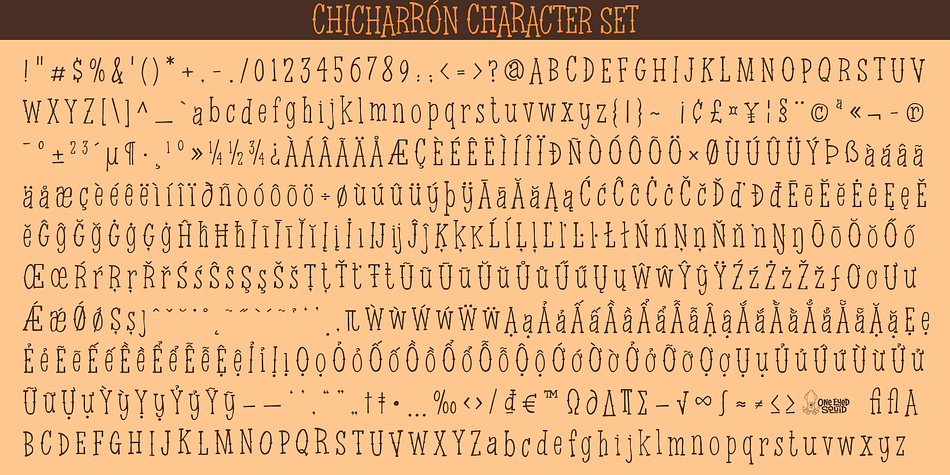 Chicharron Font