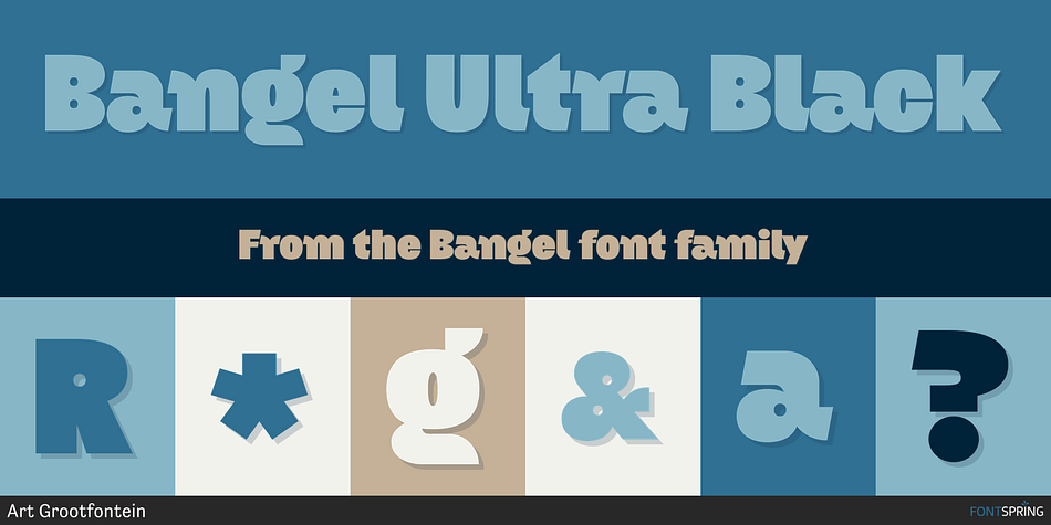 Bangel Ultra Black Font