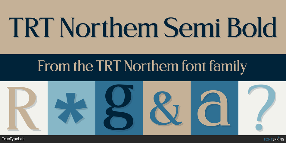 TRT Northem Semi Bold Font