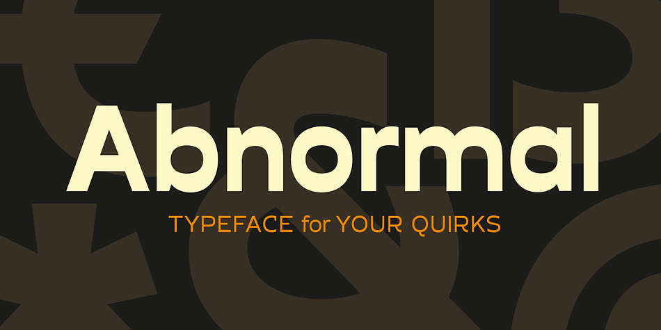 A typeface for your quirks
Are you getting bored by the growing number of sans-serif fonts that absolutely lack character?