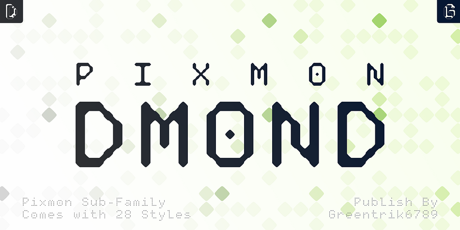 Pixmon Dmond Font