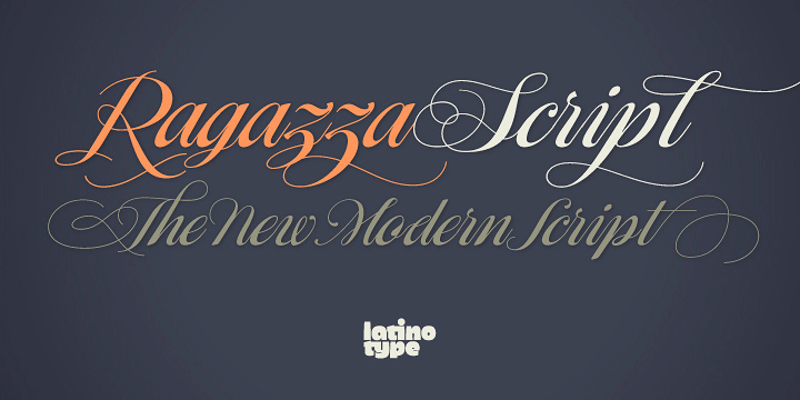 Ragazza Script isn’t just another display typeface.