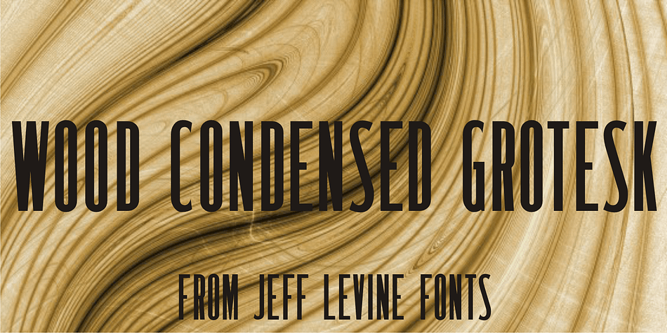 The font was a popular sans used for large posters or broadsheets as well as newspaper titles where more copy needed to be fit into limited space.
