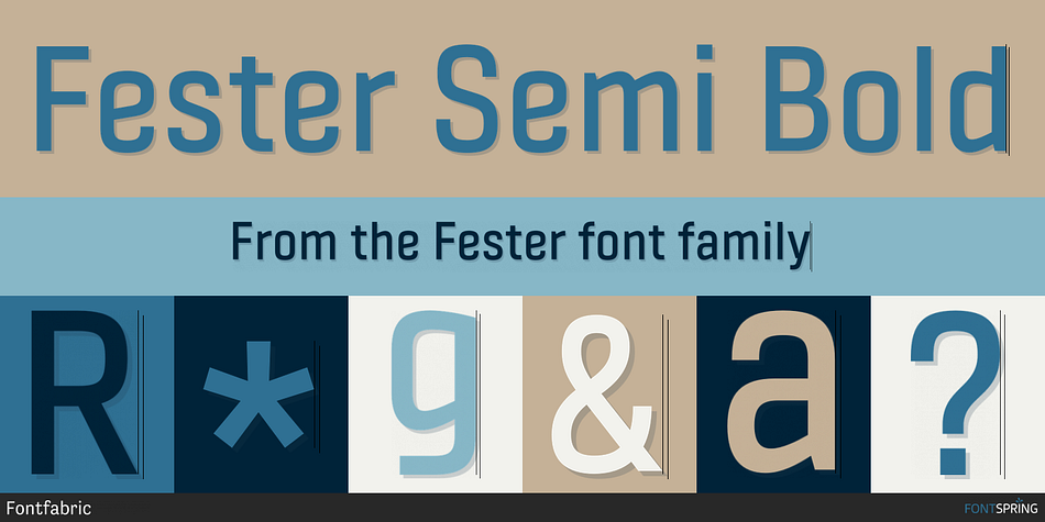 Fester Semi Bold Font