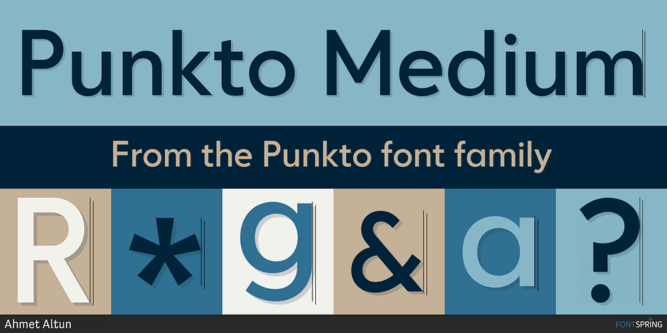 Punkto Medium Font