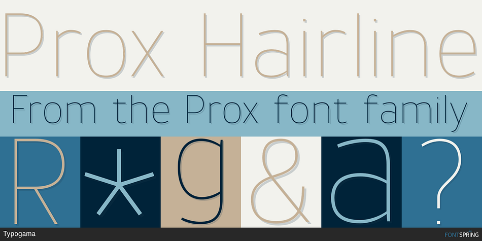 Prox Hairline Font