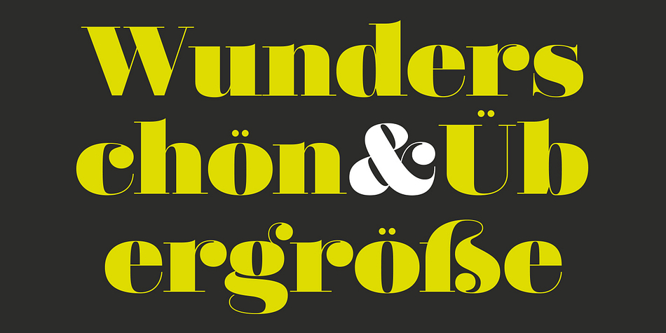 Highlighting the Didonesque font family.