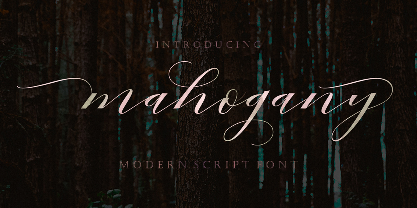 Mahogany Script