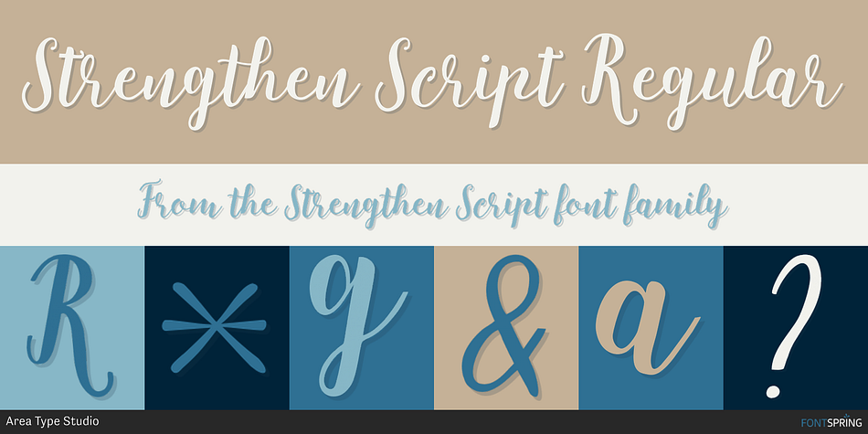 Strengthen Script Regular Font