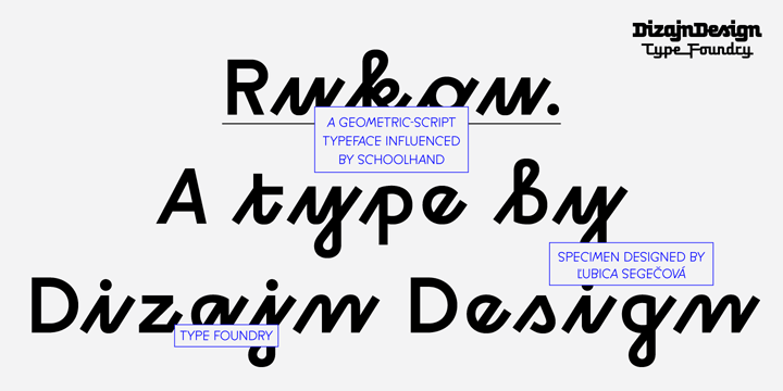 Rukou originated as a logo for a fashion designer.