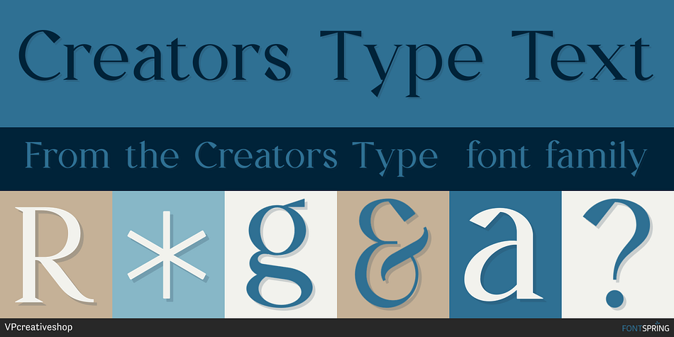 Creators Type Text Font