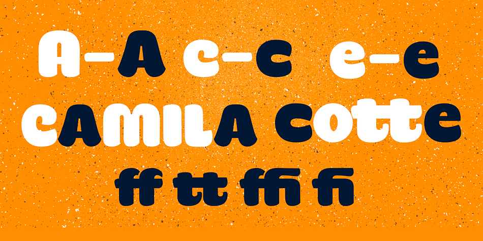 Konga Pro font family example.