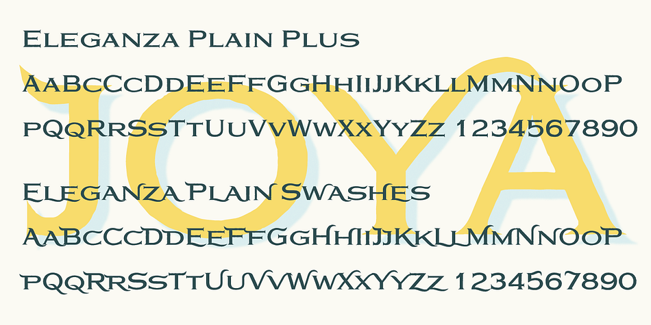 Joya is a twenty font, multiple classification family by Wiescher-Design.