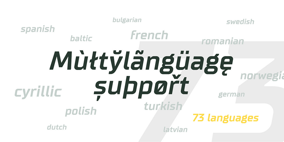 Highlighting the TT Supermolot font family.